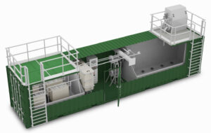 Компактная установка для биологической очистки сточных вод типа <<AST-B>> подземного исполнения