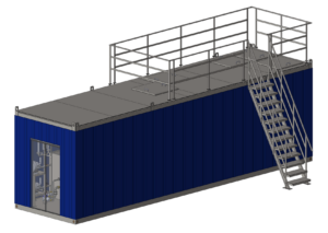 Компактная установка для биологической очистки сточных вод типа <<AST-B>> надземного исполнения